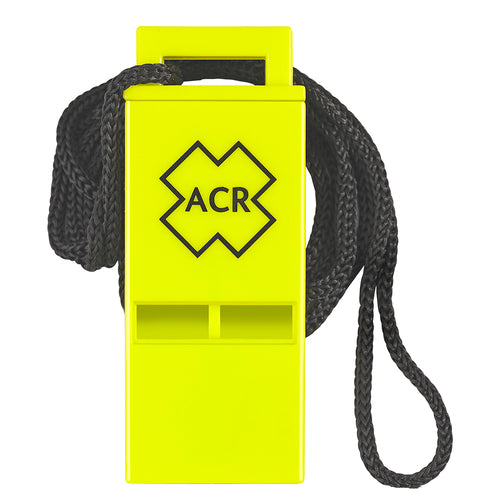 ACR Survival ResQ Whistle wLanyard 2228