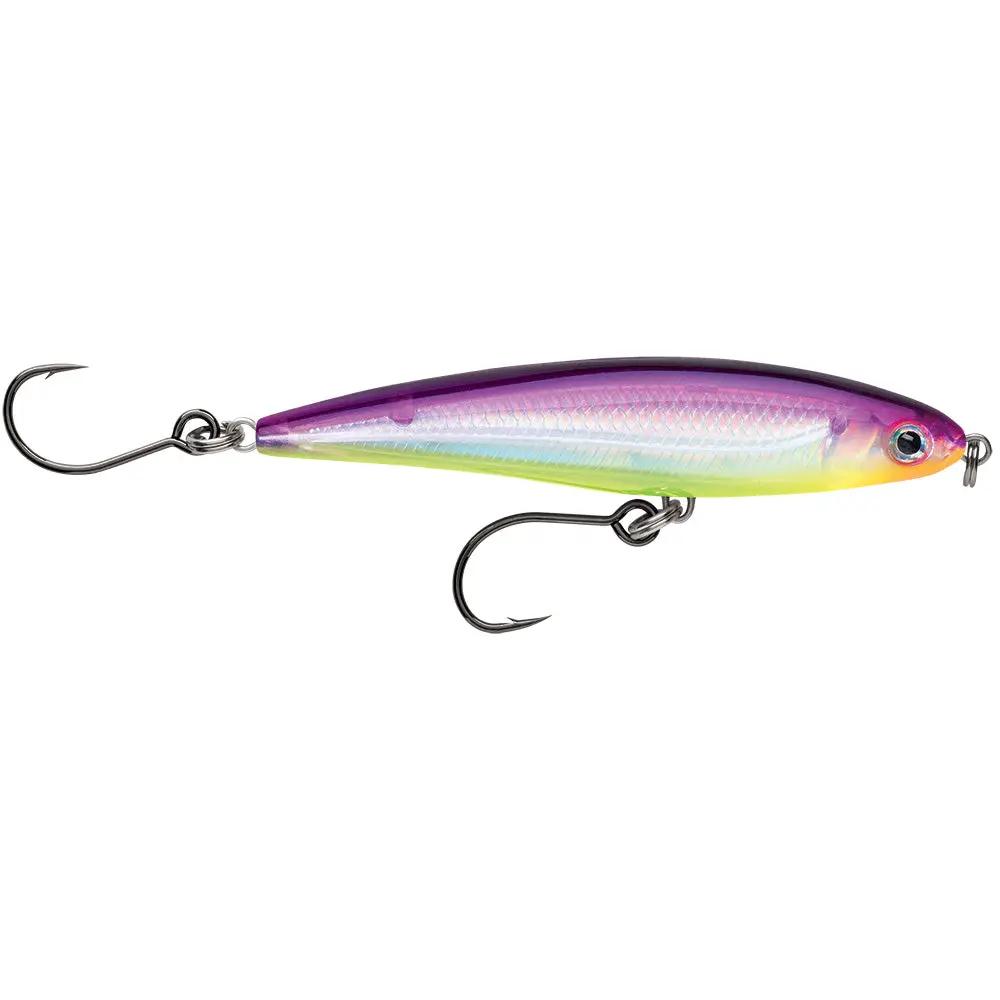 Rapala X-Rap&reg; Twitchin&rsquo; Minnow 4" Purple Chartreuse by Rapala