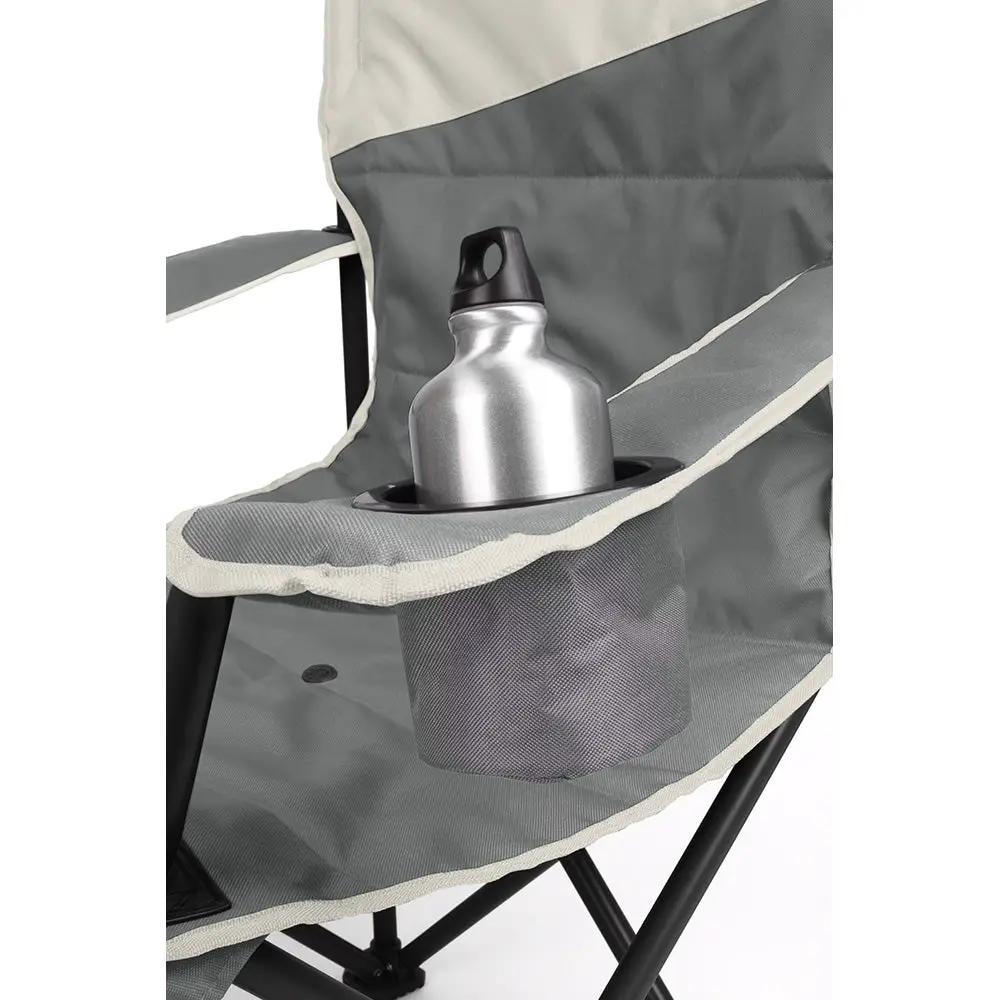 Coleman Big & Tall Quad Camping Chair - Grey by Coleman