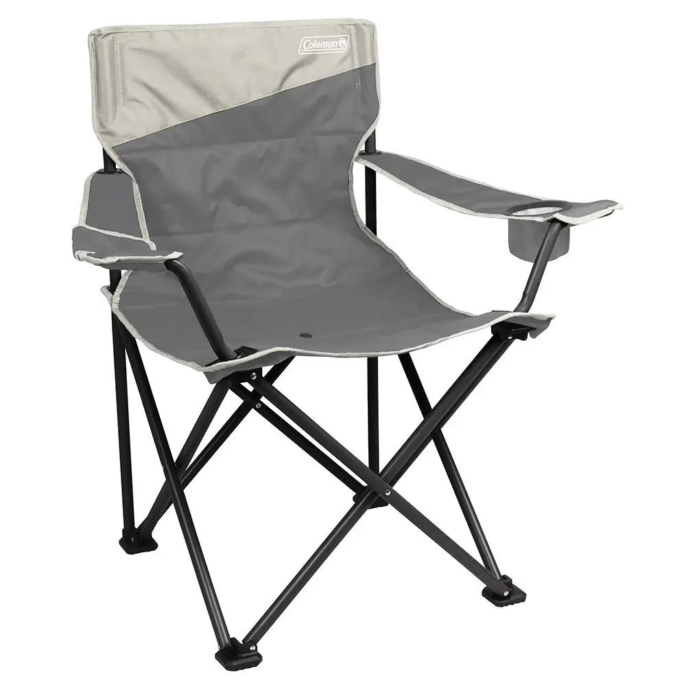 Coleman Big & Tall Quad Camping Chair - Grey by Coleman