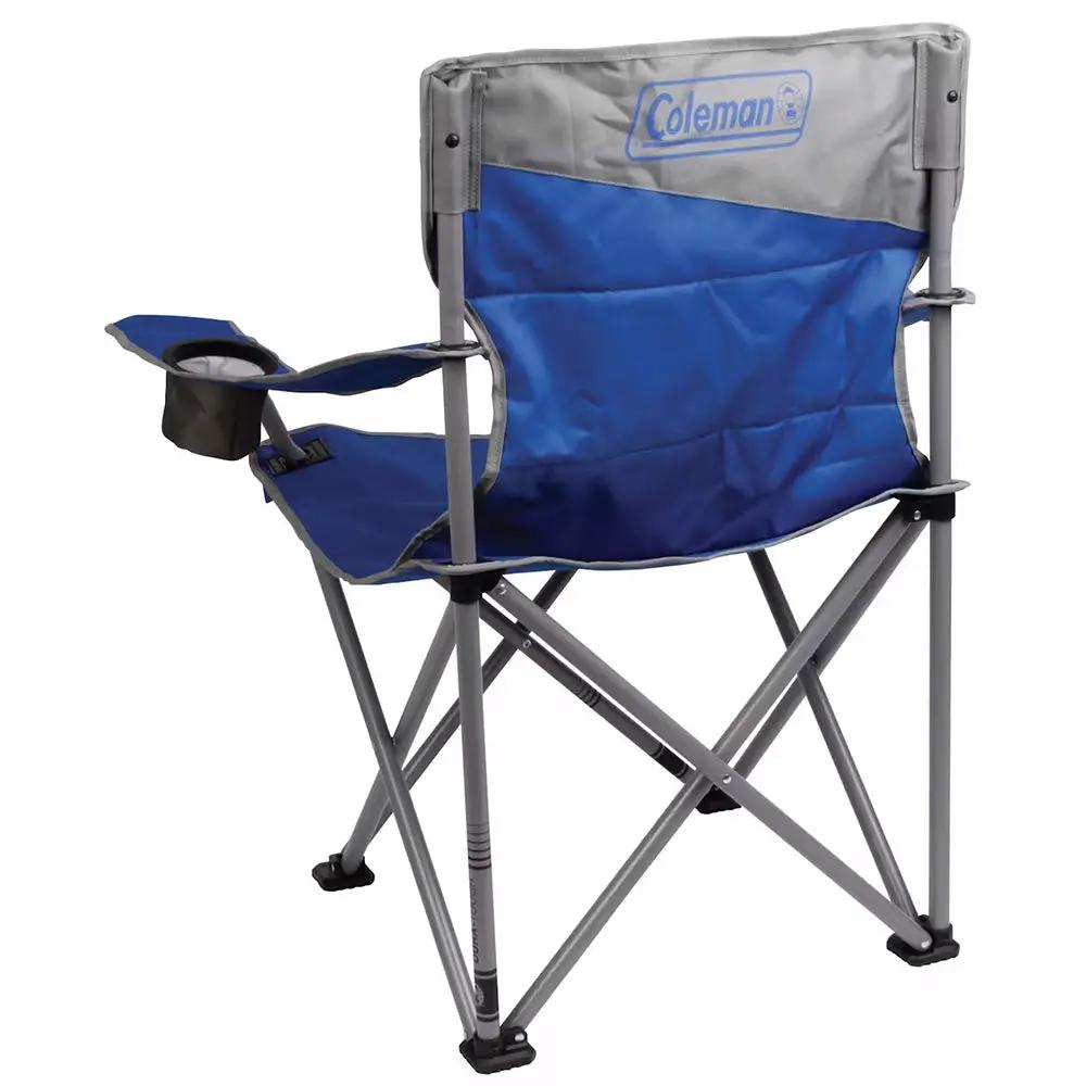Coleman Big & Tall Quad Camping Chair - Blue by Coleman