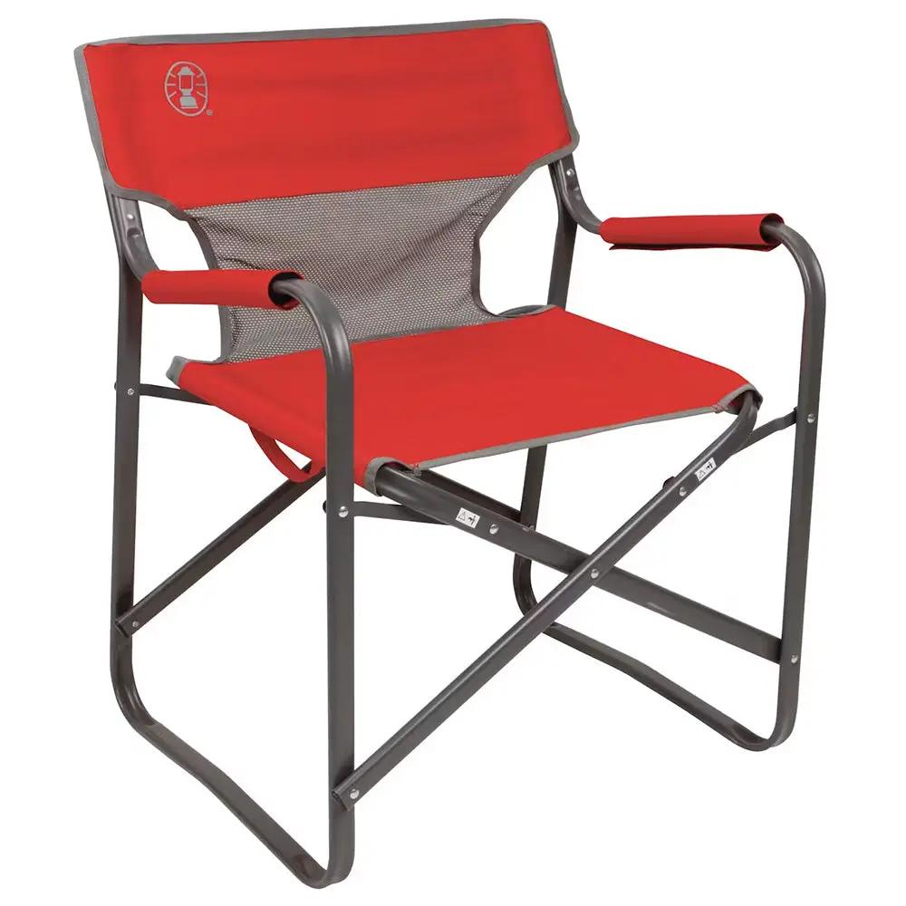 Coleman Outpost™ Breeze Deck Chair - Red by Coleman