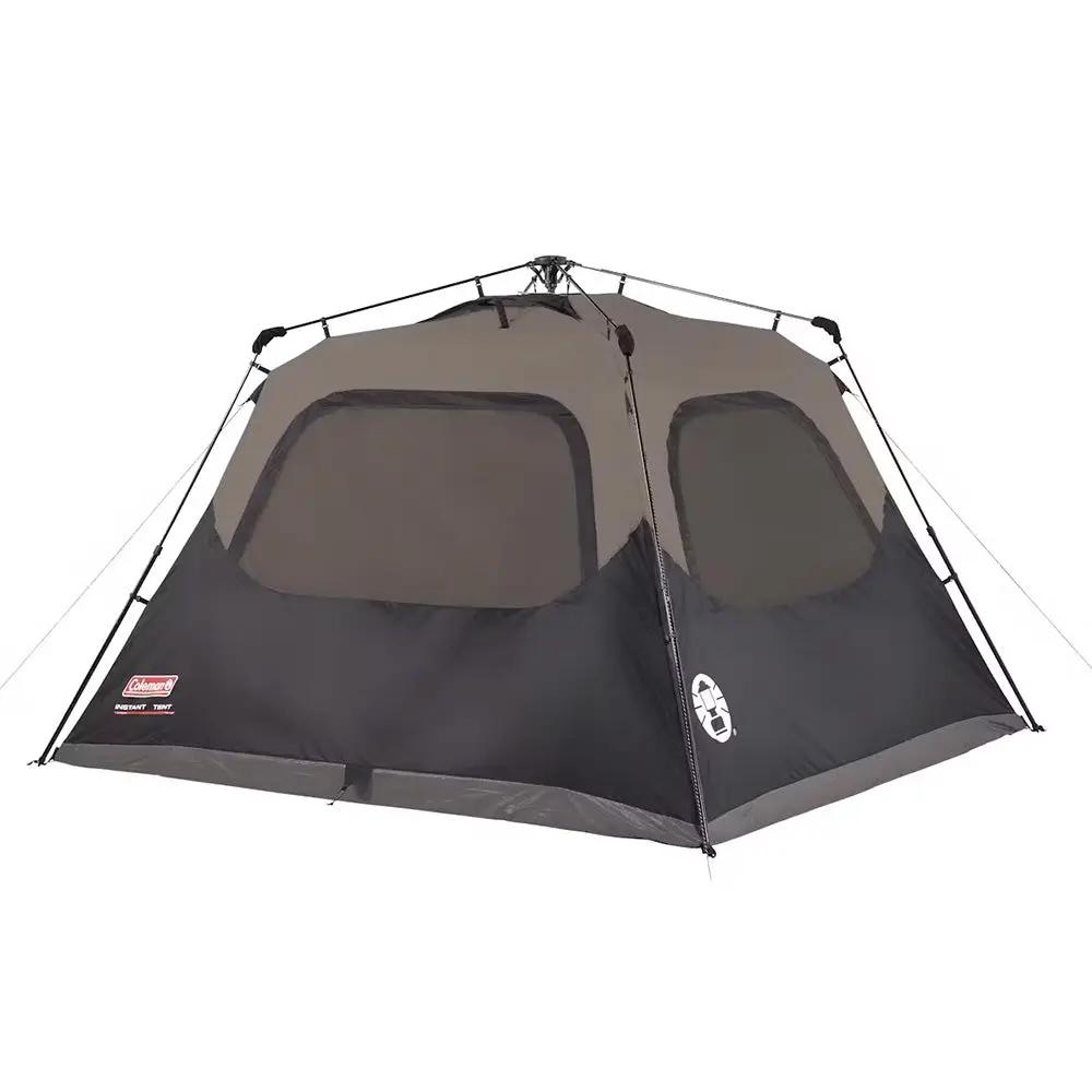 Coleman 4-Person Cabin Camping Tent w/Instant Setup - Black by Coleman