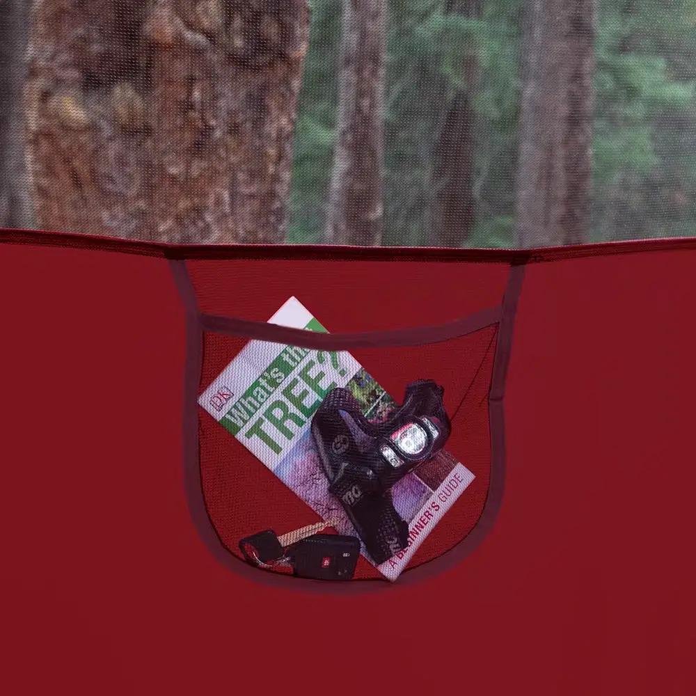Coleman 4-Person Flatwoods II™ Lightweight Dome Camping Tent - Red by Coleman