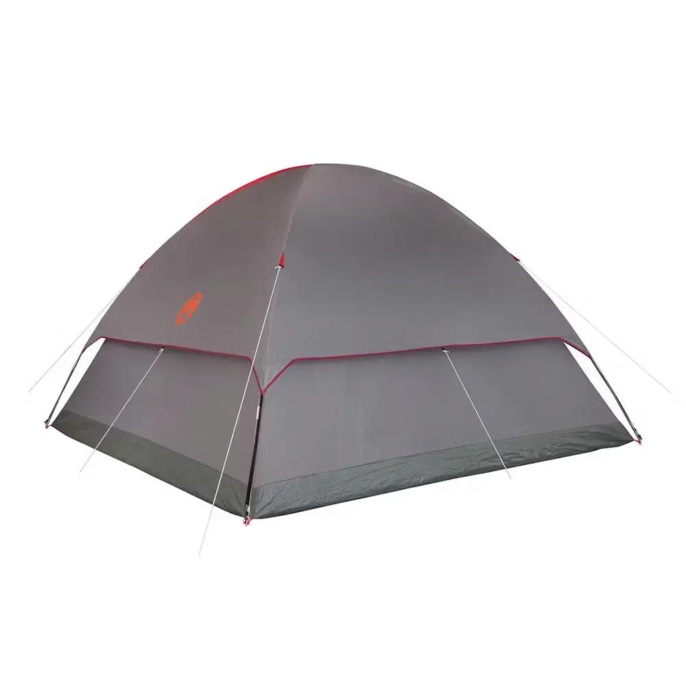 Coleman 6-Person Flatwoods II™ Lightweight Dome Camping Tent - Red by Coleman