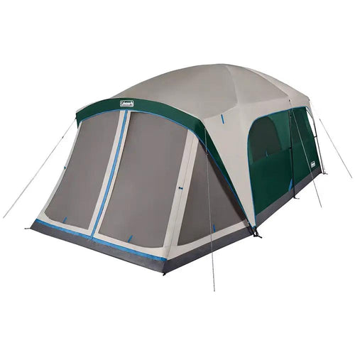 Coleman 12-Person Skydome™ Camping Tent w/Screen Room - Evergreen by Coleman