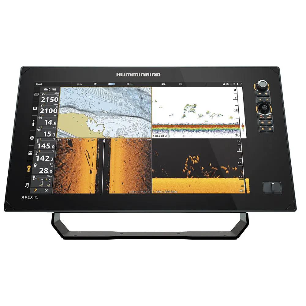 Humminbird APEX&reg; 19 VX MSI+ Chartplotter/Fishfinder w/Transom Mount Transducer by Humminbird