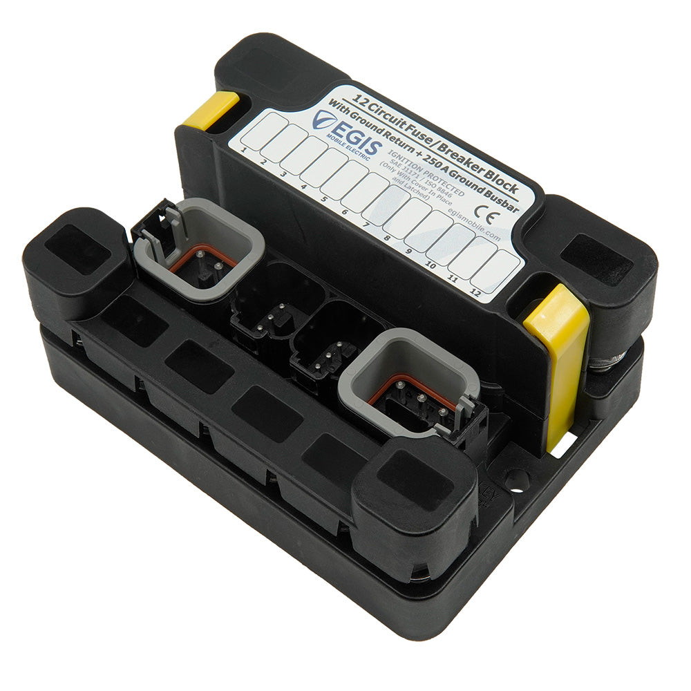 Egis MT Series 39 Sealed Fuse Block wGround Busbar 3439