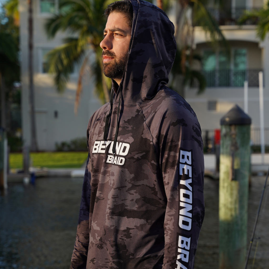 Long Sleeve Hooded Performance Fishing Shirt