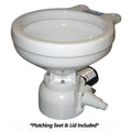 Raritan Sea Era QC Toilet  Marine Size  Remote Intake Pump  Straight  90 Discharge  Smart Toilet Control  12v 162MR012