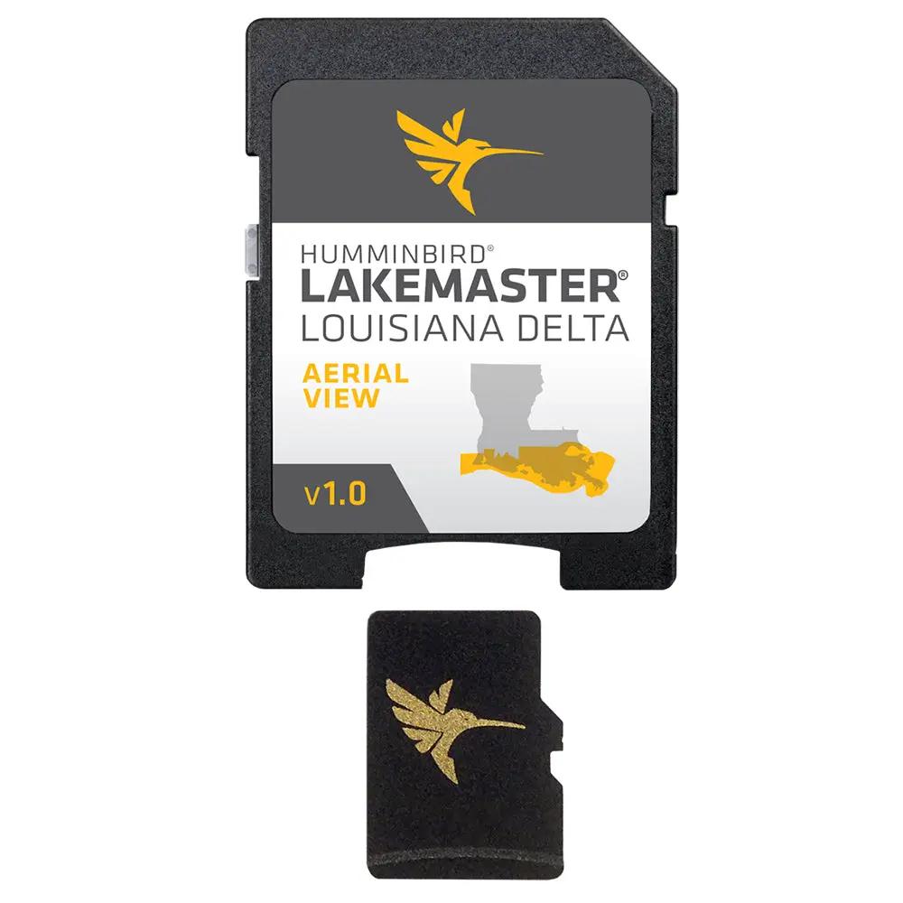 Humminbird LakeMaster Aerial Satellite View - Louisiana Delta by Humminbird