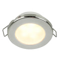 Hella Marine EuroLED 75 3 Round Spring Mount Down Light  Warm White LED  Stainless Steel Rim  24V 958109621