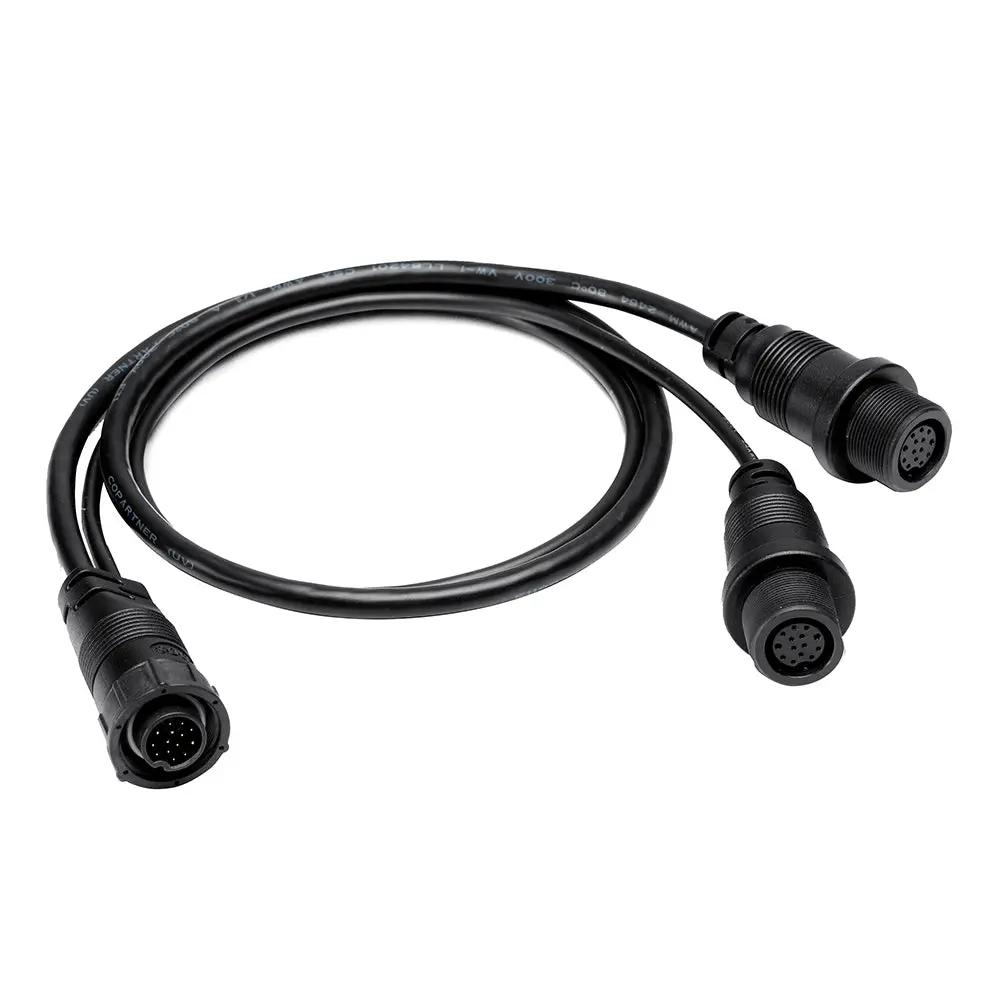 Humminbird 14 M SILR Y - SOLIX&reg;/APEX&reg; Side Imaging Left-Right Splitter Cable by Humminbird