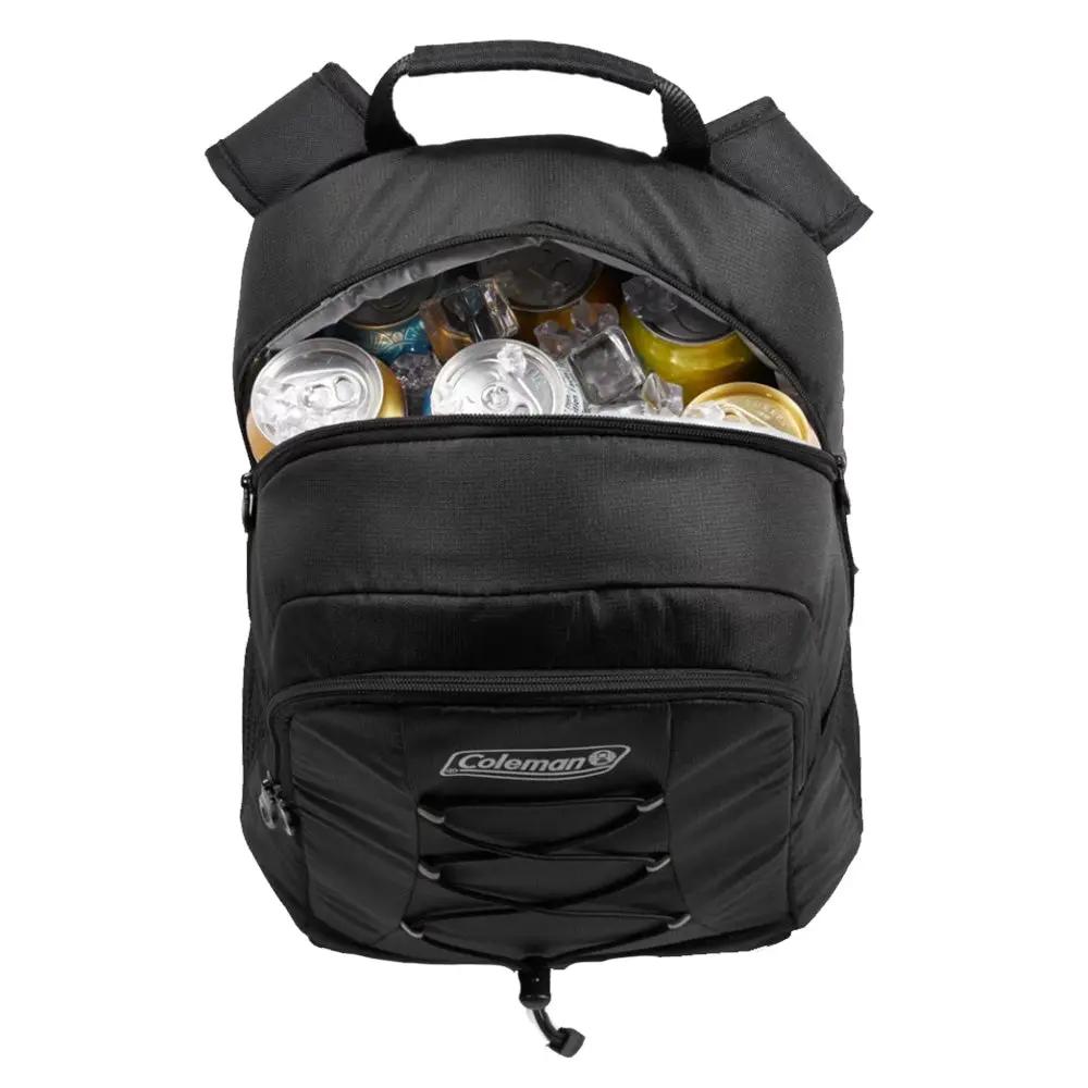 Coleman CHILLER™ 28-Can Soft-Sided Backpack Cooler - Black by Coleman