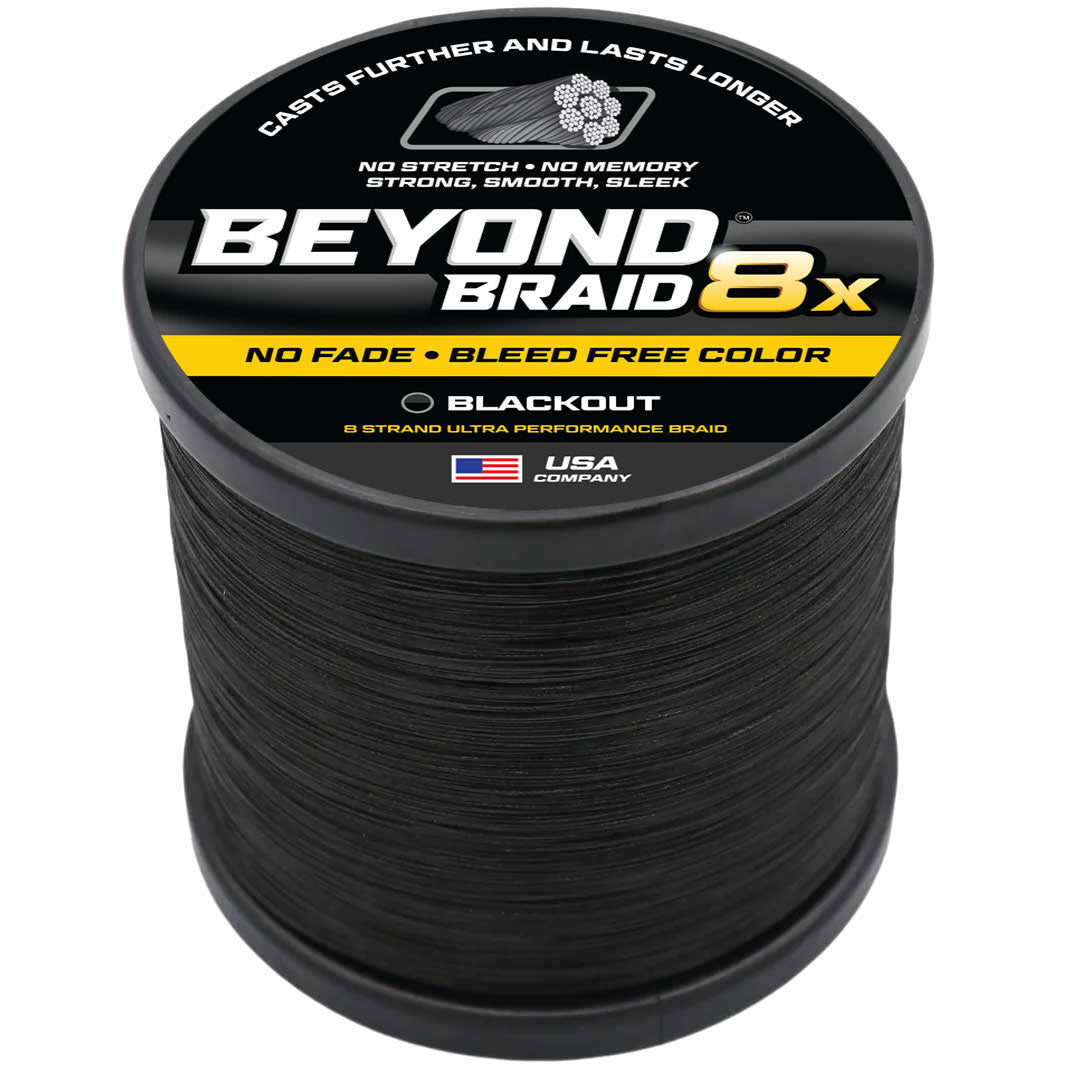 Blackout 8X NO FADE BRAID - Ultra Performance 8 Strand