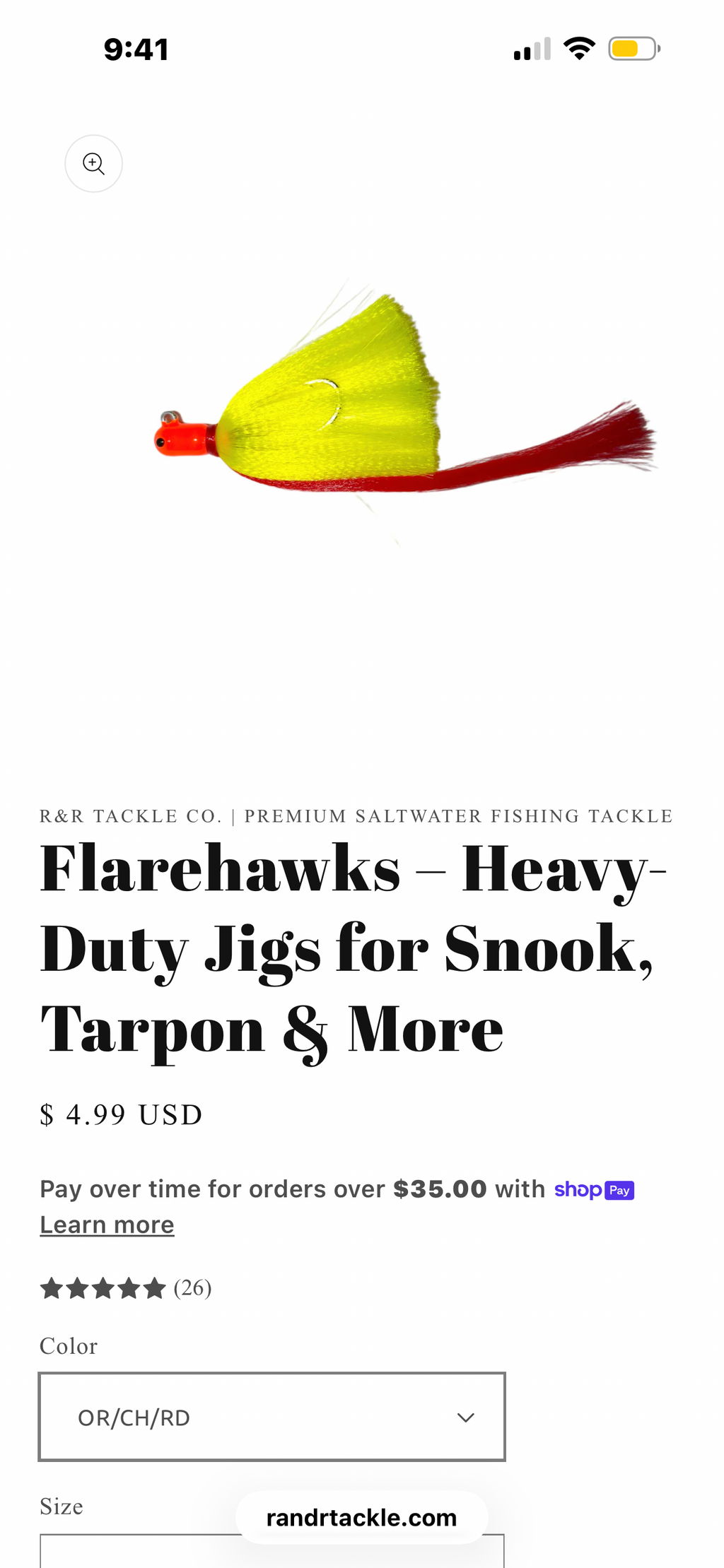 R&R Flarehawk Jigs by R&R Tackle