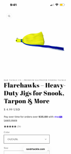 R&R Flarehawk Jigs