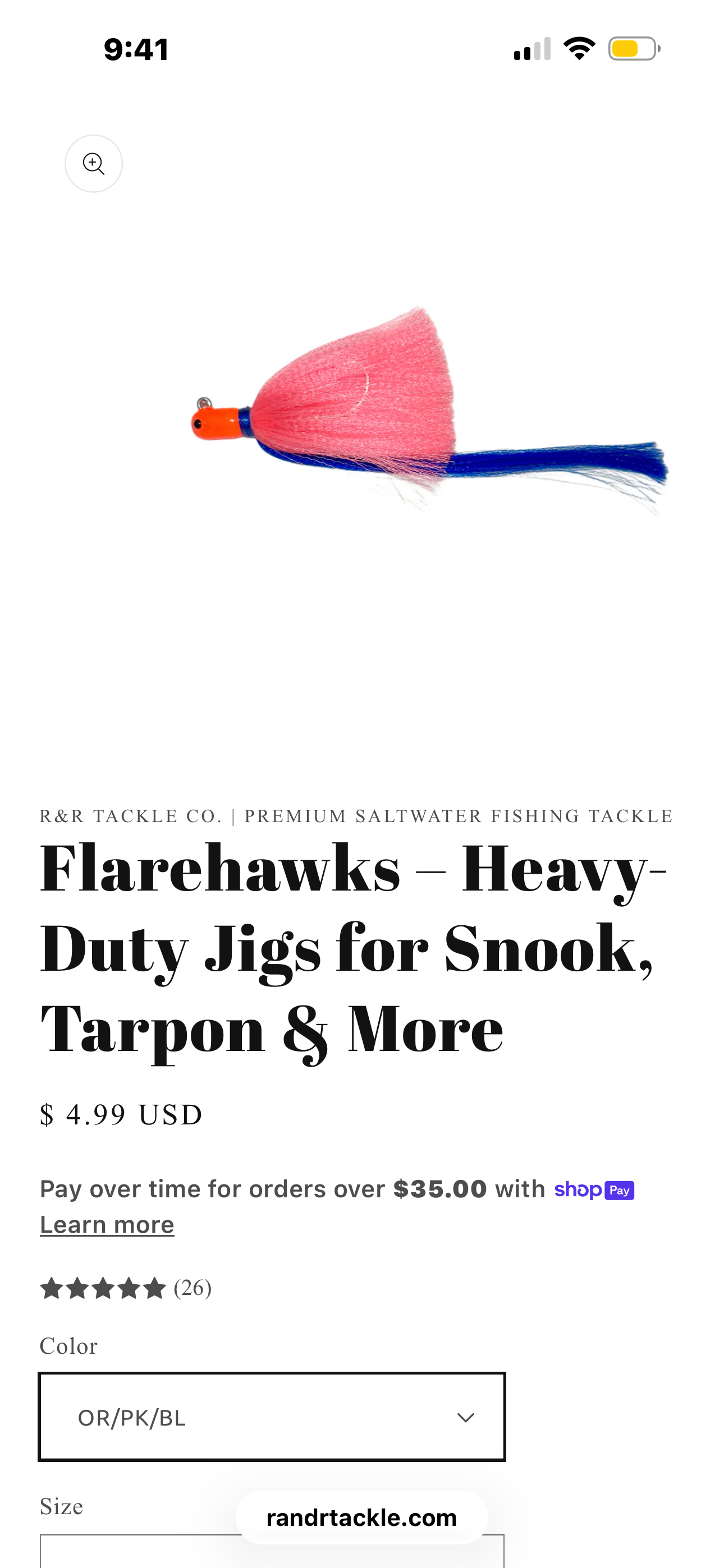 R&R Flarehawk Jigs