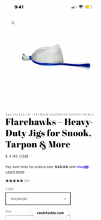 R&R Flarehawk Jigs
