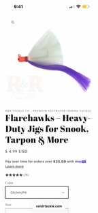 R&R Flarehawk Jigs