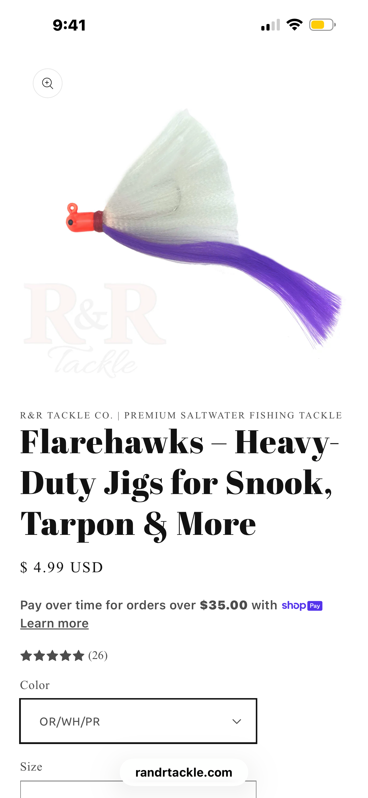 R&R Flarehawk Jigs