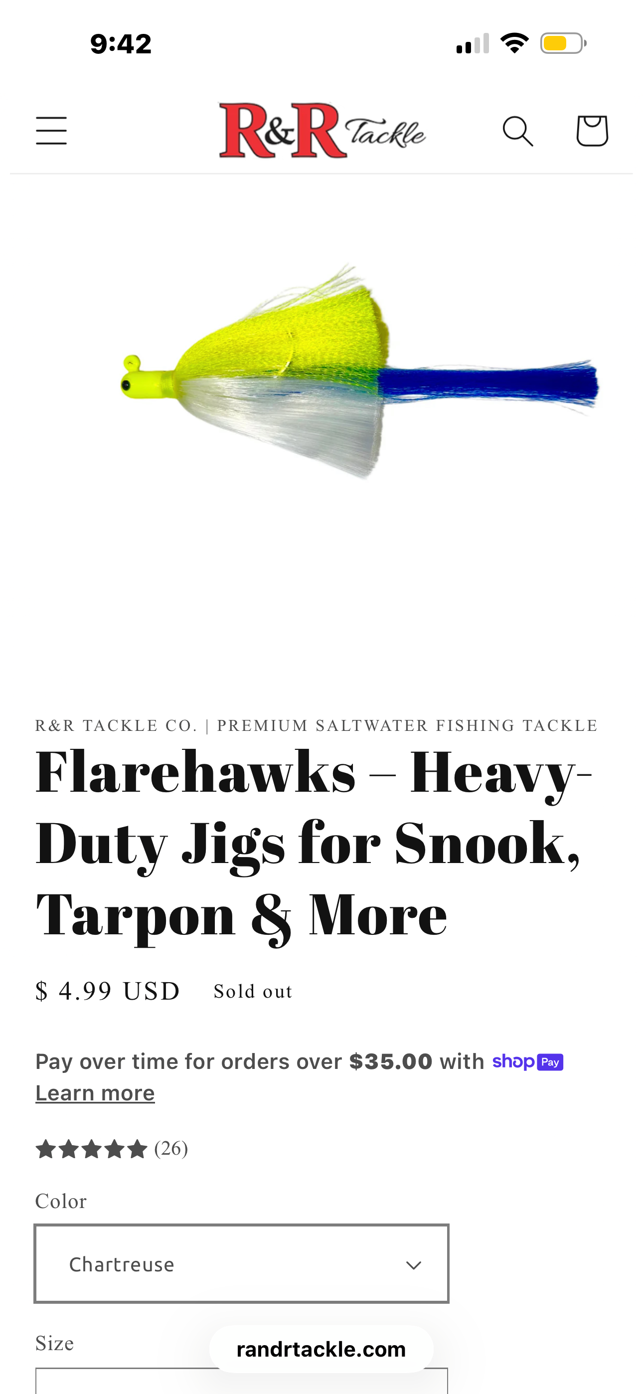 R&R Flarehawk Jigs