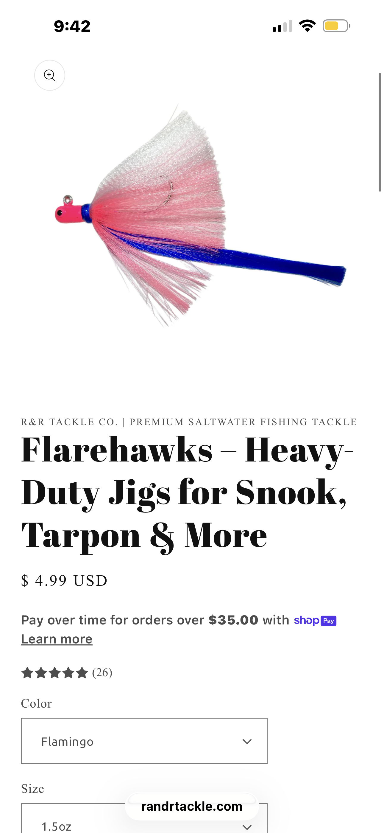 R&R Flarehawk Jigs
